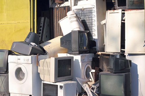 Various types of builders waste materials
