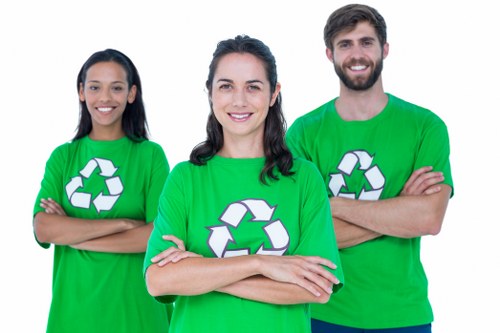 Advanced waste sorting technology in action